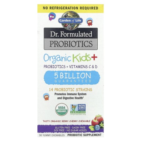 Organic Kid Chew Probiotic 30ch