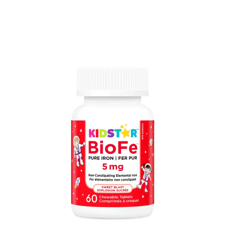 BioFe Pure Iron Chewable Sweet Blast 60ch