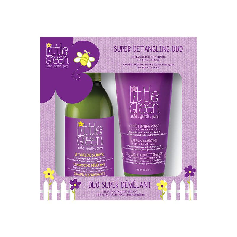 Kids Super Detangling Duo Kit (8oz Shampoo & 6oz Rinse)