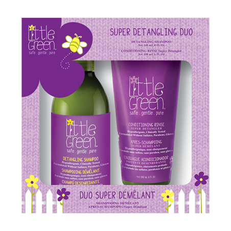 Kids Super Detangling Duo Kit (8oz Shampoo & 6oz Rinse)