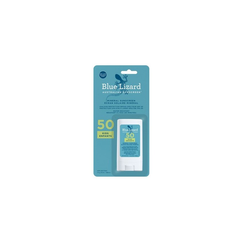 Blue Lizard Kids Mineral SPF 50 Sunscreen Stick 14g