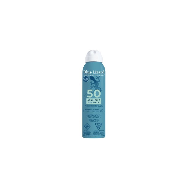 Blue Lizard Sensitive Mineral SPF 50 Spray 142g