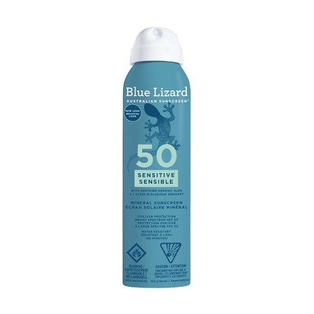 Blue Lizard Sensitive Mineral SPF 50 Spray 142g
