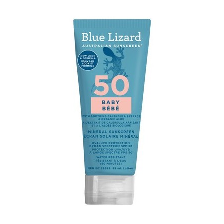 Blue Lizard Baby Mineral SPF 50 Sunscreen Lotion 89ml