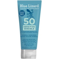 Blue Lizard Sensitive Mineral SPF 50 Sunscreen Lotion 89ml