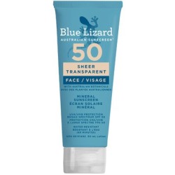 Blue Lizard Sheer Face Mineral SPF 50 Sunscreen Lotion 50ml