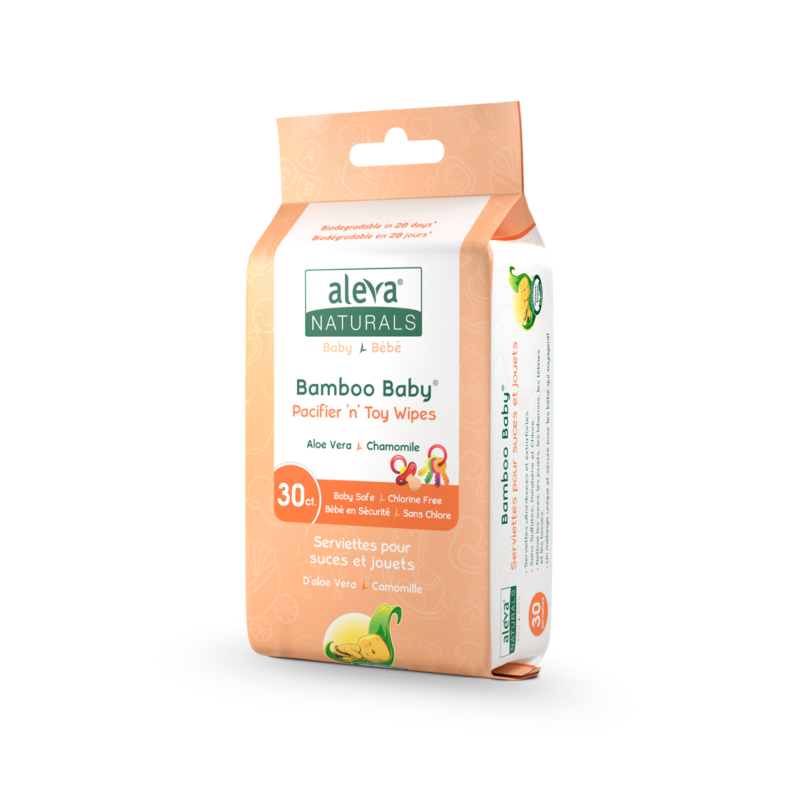 Bamboo Baby Pacifier 'n' Toy Wipes 30pk