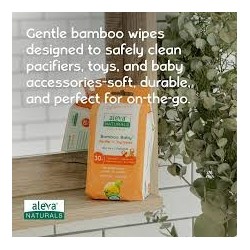 Bamboo Baby Pacifier 'n' Toy Wipes 30pk