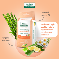 Bamboo Baby Pacifier 'n' Toy Wipes 30pk