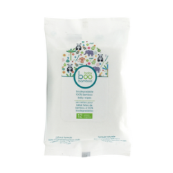 Baby Boo Biodegradable Travel Wipes 12ct x 24