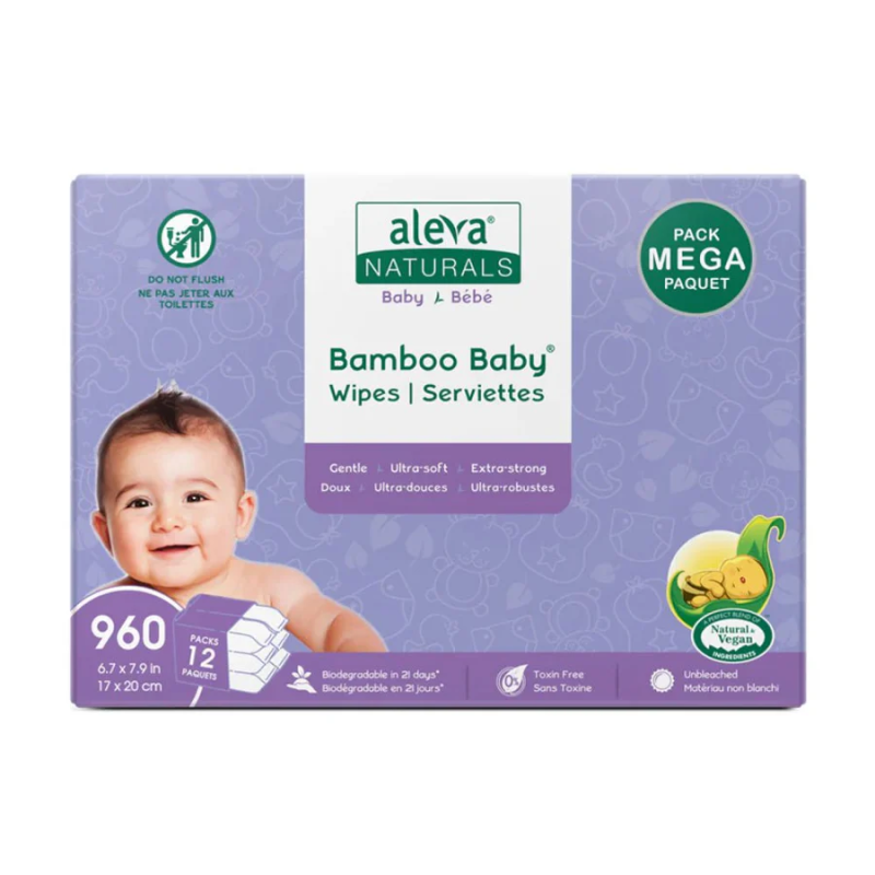 Bamboo Baby Wipes Value Pack 80*12pk (960ct)