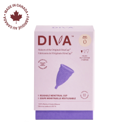 DivaCup Menstrual Cup Model 0 - 1ea