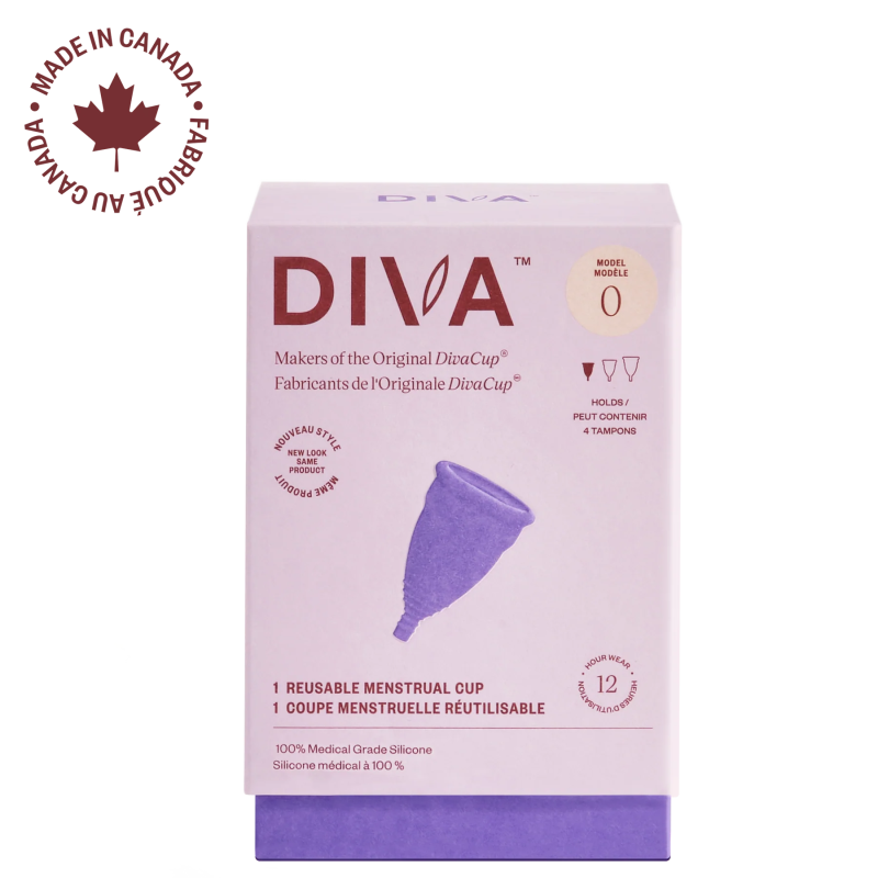 DivaCup Menstrual Cup Model 0 - 1ea