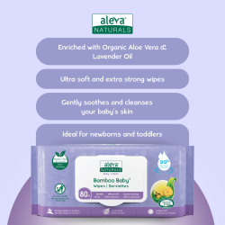 Bamboo Baby Wipes Mega Pack 80ct * 12pk