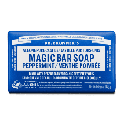 Peppermint Pure Castile Bar Soap 140g