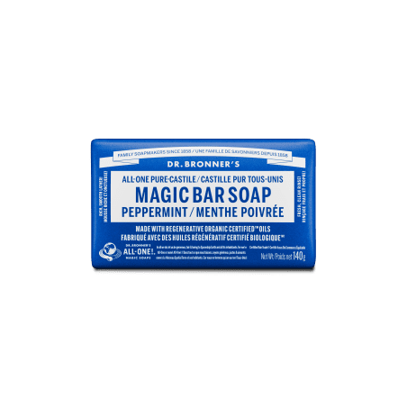 Peppermint Pure Castile Bar Soap 140g