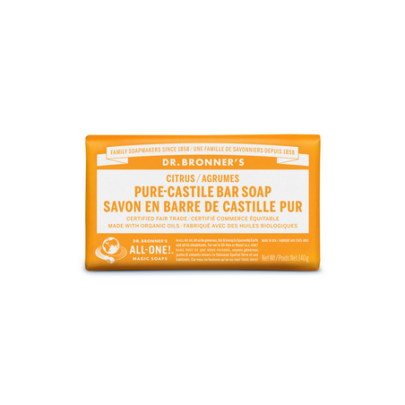 Citrus Pure Castile Bar Soap 140g
