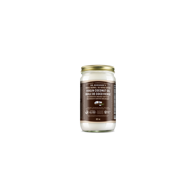 Organic Whole Kernal Virgin Coconut Oil 887ml
