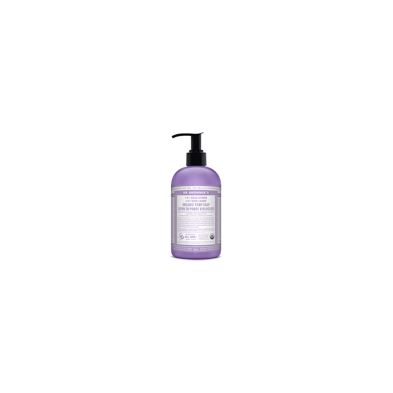 Lavender Organic Sugar Soap 355ml