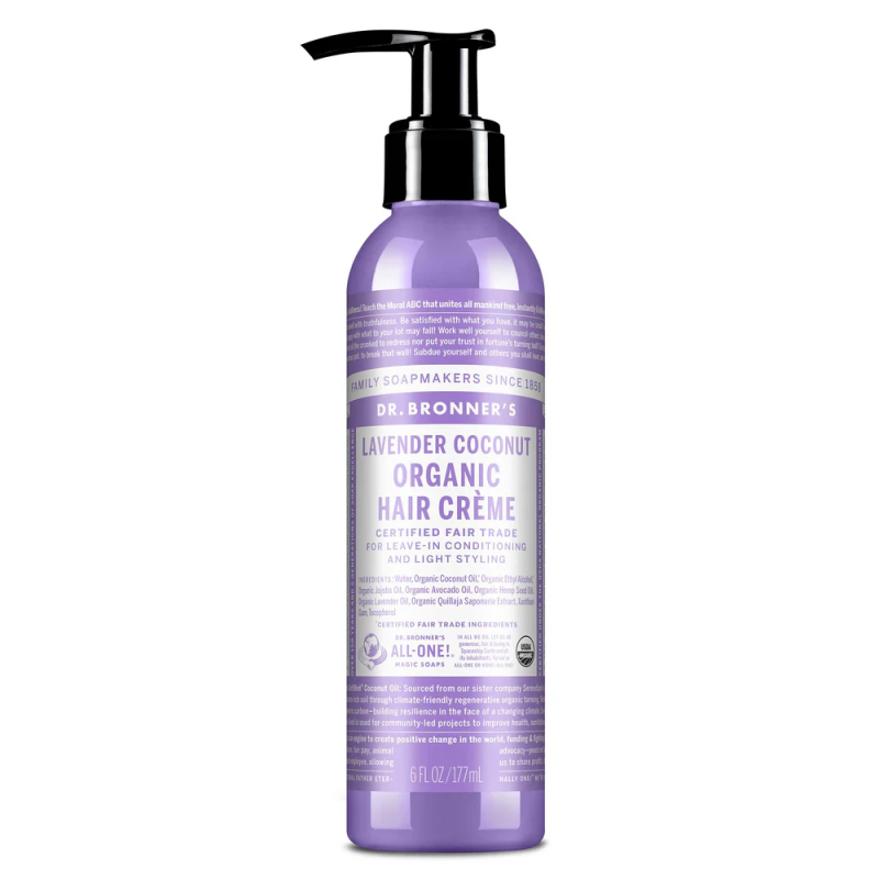 Lavender Coconut Organic Hair Creme 177ml