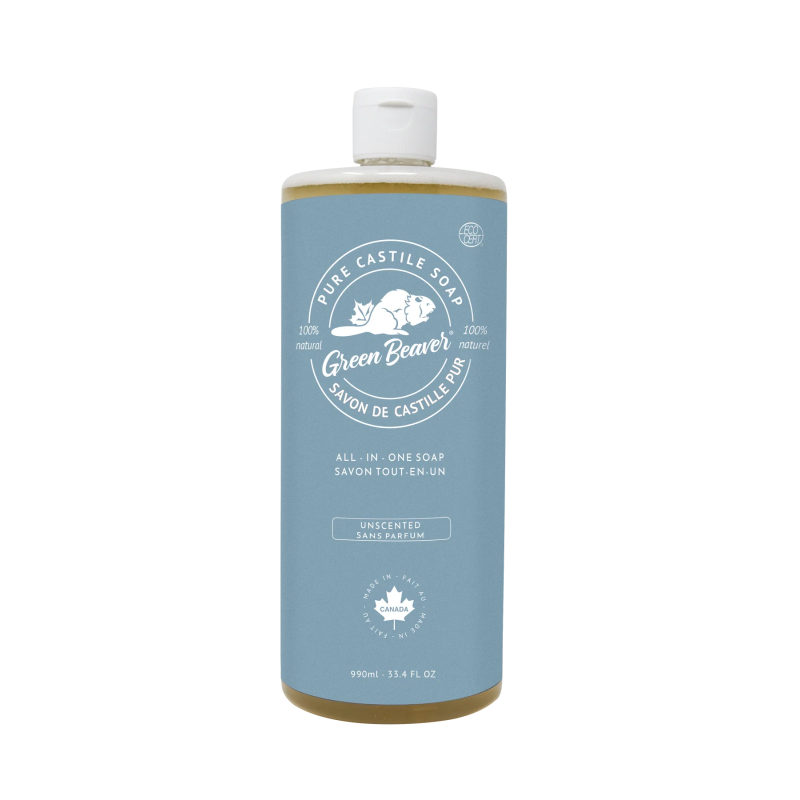 All-in-One Pure Castile Soap - Unscented 990ml