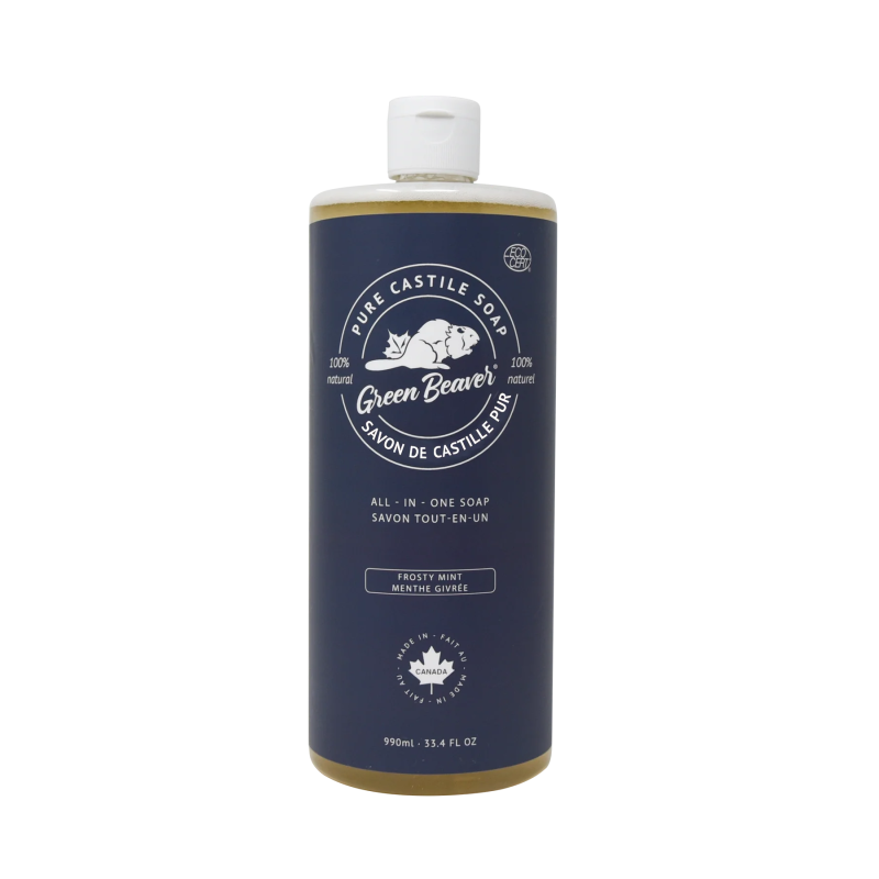 All-in-One Pure Castile Soap - Frosty Mint 990ml
