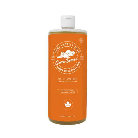 All-in-One Pure Castile Soap - Zesty Orange 990ml