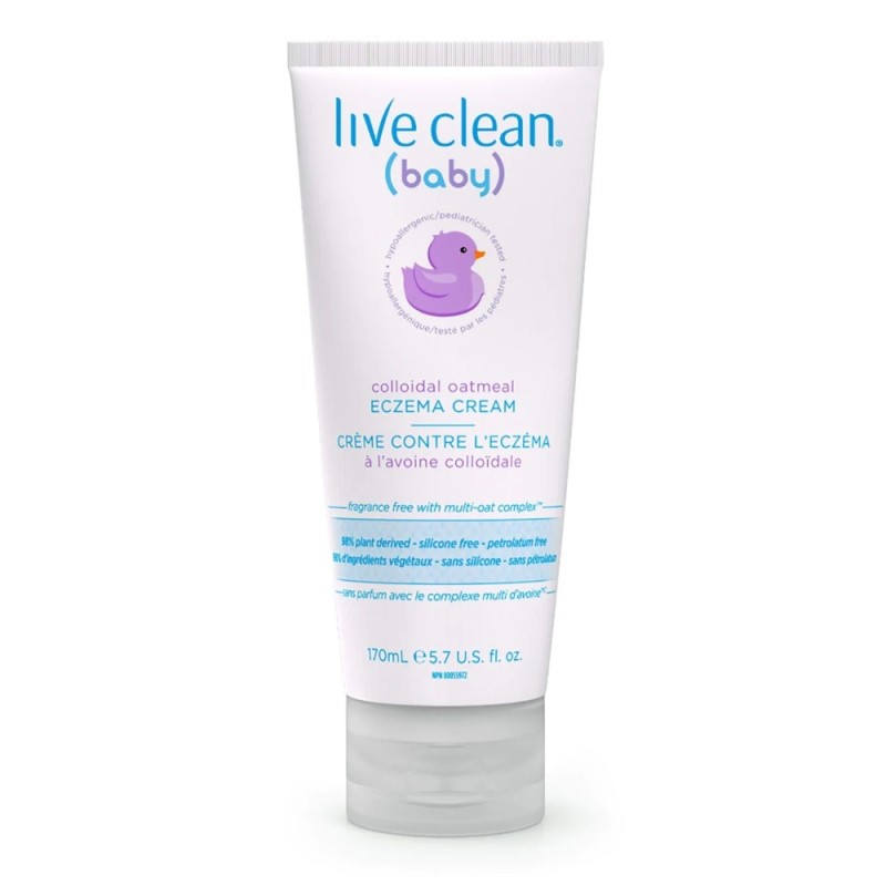 Live Clean Baby Colloidal Oatmeal Eczema Cream 170ml