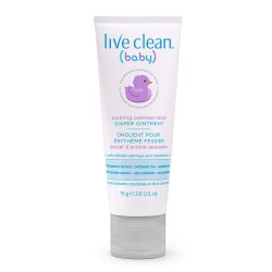 Live Clean Baby Soothing Oatmeal Relief Diaper Ointment 75g