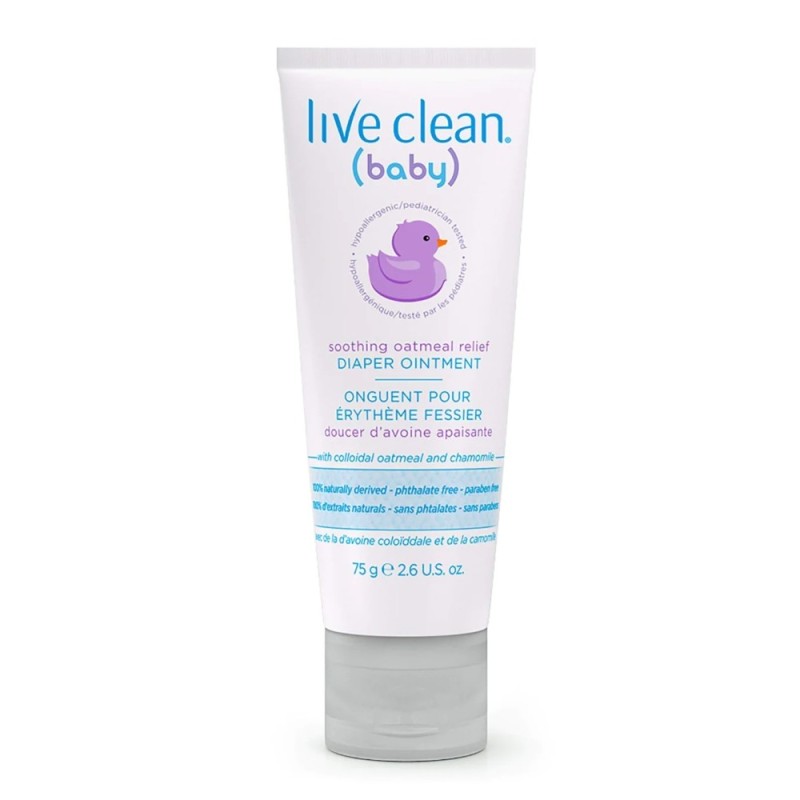 Live Clean Baby Soothing Oatmeal Relief Diaper Ointment 75g