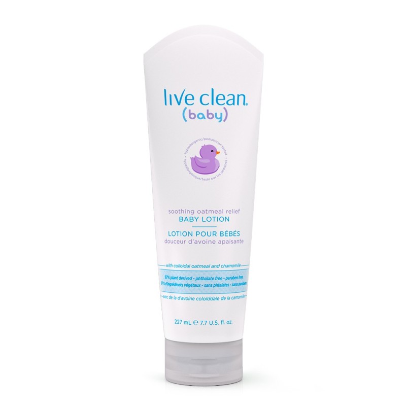 Live clean Baby Soothing Oatmeal Relief Baby Lotion 227ml