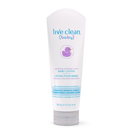 Live clean Baby Soothing Oatmeal Relief Baby Lotion 227ml