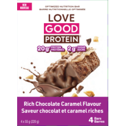 Chocolate Caramel Protein Bar 55g x 4 bars