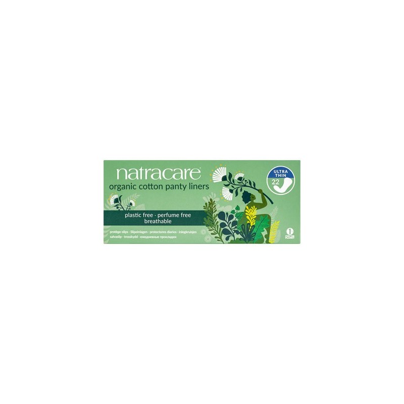 Ultra Thin Organic Cotton Panty Liners 22ct