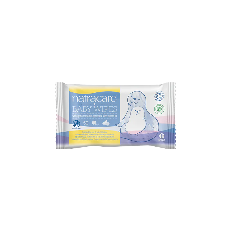 Organic Baby Wipes 50pk
