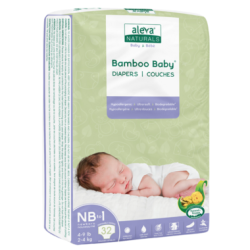 Bamboo Baby Diapers Size NB-1 32ct