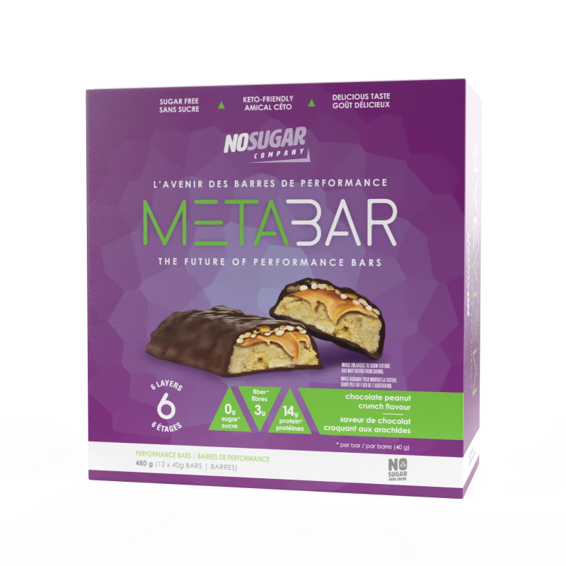 Meta Bar Chocolate Peanut 40g x 12bars (Case)