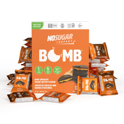 No Sugar Keto Bomb Dark Chocolate Peanut Butter 17g x 30 (Case)