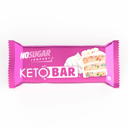 No Sugar Keto Bar Birthday Cake - 40g x 12bars (Case)