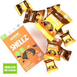 No Sugar Keto Shellz Chocolatey Peanut Crunch 19g x 30 (Case)