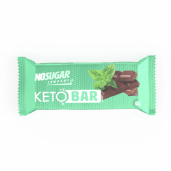 No Sugar Keto Bar Chocolate Mint 40g x 12 bars (Case)
