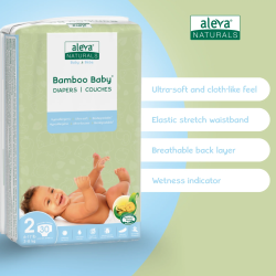Bamboo Baby Diapers Size 2 30ct