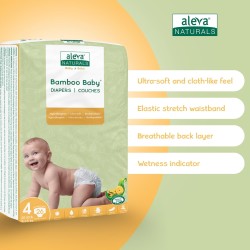 Bamboo Baby Diapers Size 4 26ct