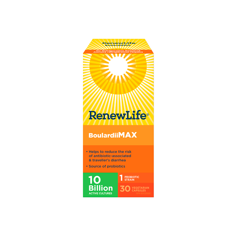 BoulardiiMAX, Antibiotic-Associated diarrhea, Travel Support Probiotic, 10 Billion Active Cultures 30vcap
