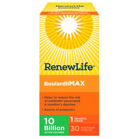 BoulardiiMAX, Antibiotic-Associated diarrhea, Travel Support Probiotic, 10 Billion Active Cultures 30vcap