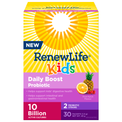 Kids Daily Boost Probiotic, Fruit Punch Flavour, 10 Billion Active Cultures 30packets