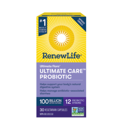 Ultimate Flora Ultimate Care Probiotic, 100 Billion Active Cultures 30vcap