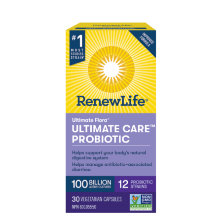 Ultimate Flora Ultimate Care Probiotic, 100 Billion Active Cultures 30vcap