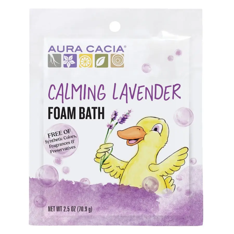 Kids Calming Foam Bath Lavender 6x71g