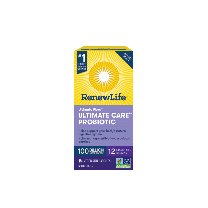Ultimate Flora Ultimate Care Probiotic, 100 Billion Active Cultures 14vcap